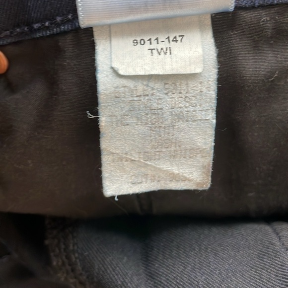 Mother High Waist Denim Mini Skirt in Twilight Whispers. Size 30. - Picture 12 of 12